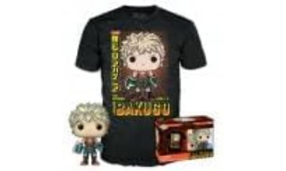 Funko My Hero Academia - Booble Head POP N° 249 - Bakugo (MT) +T-Shirt (M)
