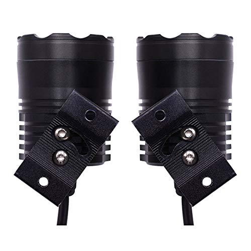 LED moto phares Lampes DC12V-85V 30W 4000lm 6000K IP67 6 LED Lampe Perles de moto en alliage d'aluminium LED phare Lampes, constamment lumineux XY LED phare pour motocycles Phare - Image 6