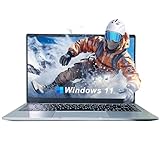 XINHENGTAI Laptop Computer, 14.1 Inch Quad Core Gaming Laptop Notebook Traditional Laptop Computers with 6GB DDR4 256GB SSD 2.4/5G WiFi BT4.0 HDMI USB 3.0, Large Battery Capacity