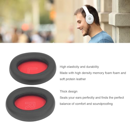 Repuesto de almohadillas para Life Q10/Life 2 NEO, cojines para auriculares cómodos de cuero protein y espuma viscoelástica miniatura 4