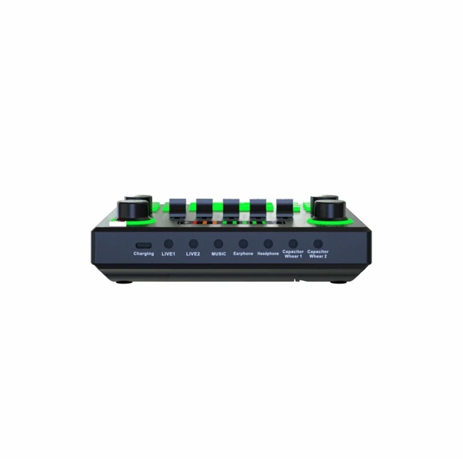 Scheda audio HD V9SJ Schede dal vivo Mixer esterno for la registrazione broadcast Home KTV Gioco Musica Canto Telefono PC per DJ professionisti