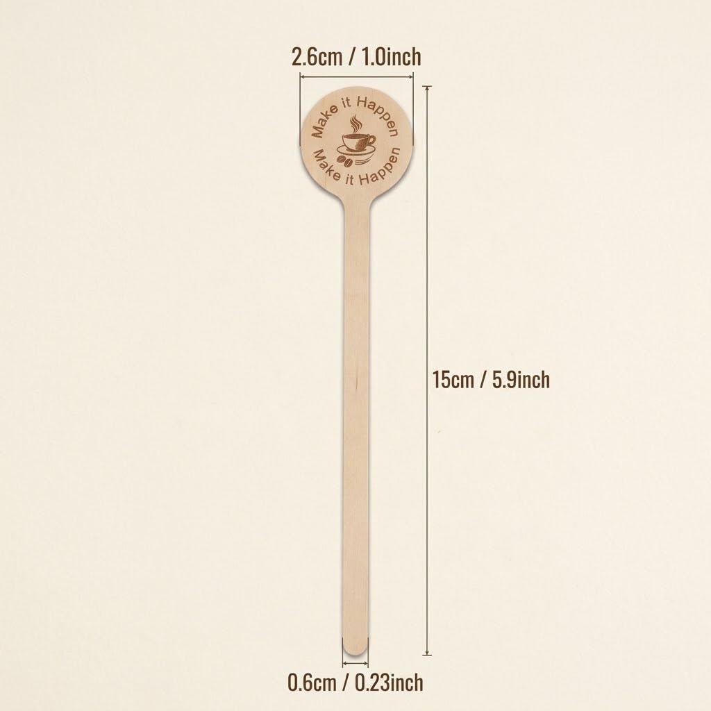 Eco-Friendly Coffee Stir Sticks - 100 Pack -8