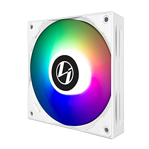 Image of (Renewed) LIAN LI ST120 RGB - White | 120mm PWM ARGB Case Fan with ARGB Controller (Triple Pack) - G99.12ST3W.in