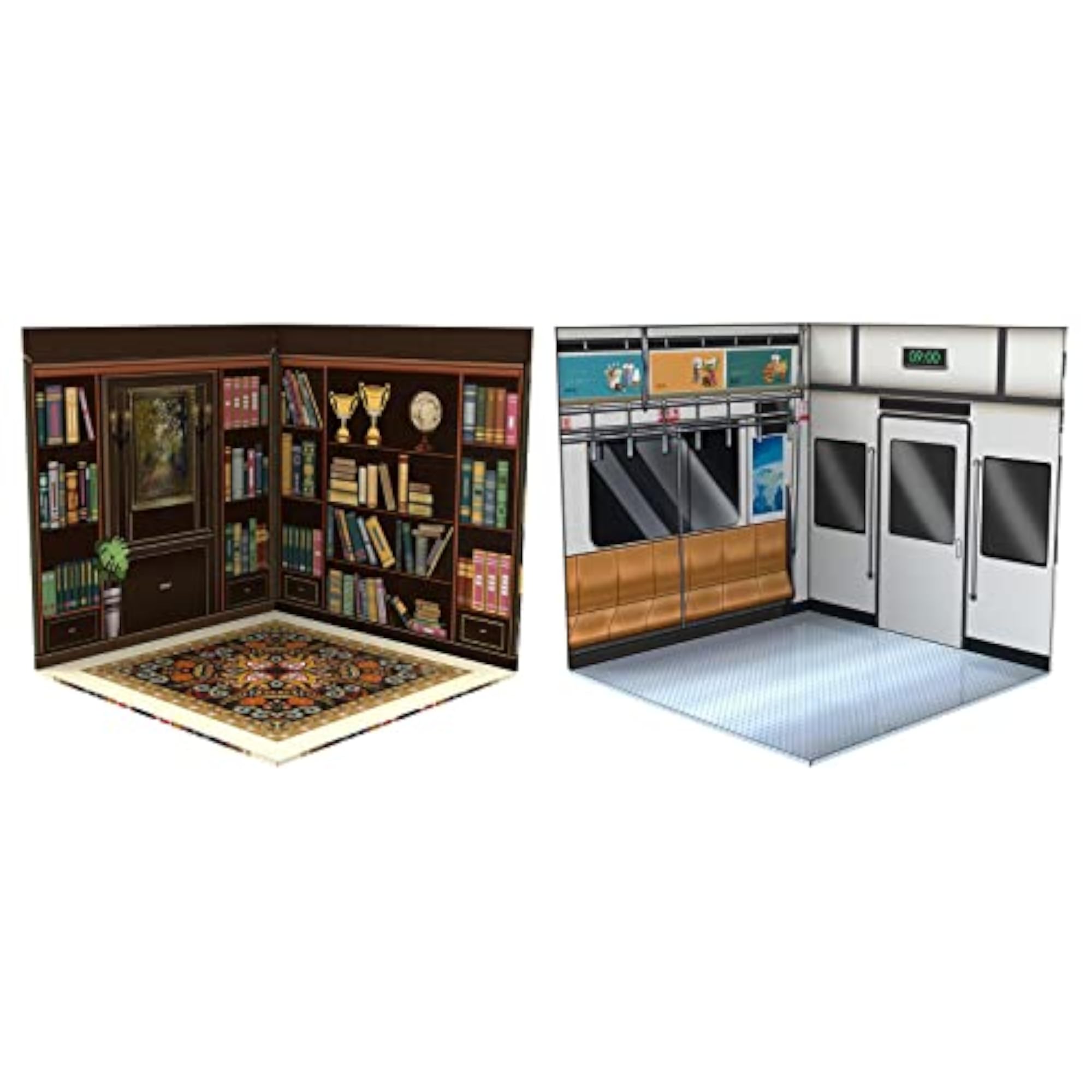 2X 1:12 Backdrop Scene Model Collection Layout Background