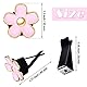 6 Stück Gänseblümchen Blume Auto Lufterfrischer Clip Auto Innenzubehör Mädchen Frauen Auto Aromatherapie Ätherisches Öl Diffusor für Auto, Wohnzimmer, Büro