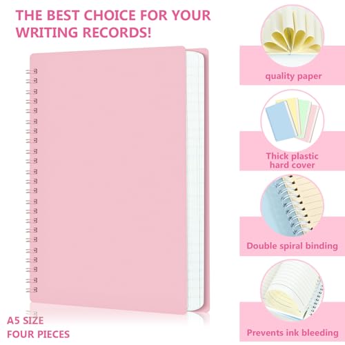Cahier à spirale A5 avec couverture rigide anti-cornes - 2