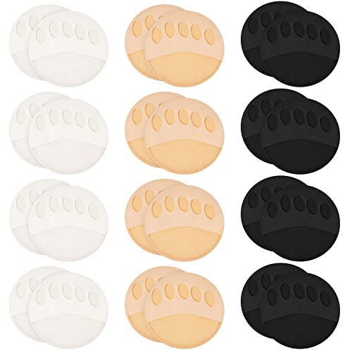 12 Pairs Women's Toe Topper Liner Socks With Padding No Show Toeless Half Socks For Women Non Slip Toe Socks For Heels Flats #TOP19
