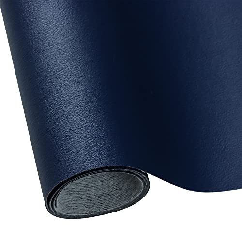 Caxilee Faux Leather Sheets for Craft One Roll Matt Smooth Surface Solid Leather Fabric Sheets 12