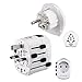 Produktbild Hama 128200 Universal Universal Weiß - Netzstecker-Adapter