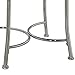Hillsdale Venice Backless Faux Diamond Band Vanity Stool for Makeup Room or Bathroom, Chrome
