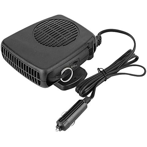 Portable Car Heater Fan, 2 in 1 Ceramic Heating Cooling 12V 150W Windshield Defroster Fan Demister Heater Replaceable for Car Auto, In-vehicle Technology/gps and Safety Cover