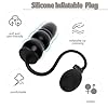 Bq0bI-Classic Black Inflatable Silicone Inflatable Exercise Plug Kit Exercise Anil Plug Kit, a Dream Choice for Male, Female Beginners #4