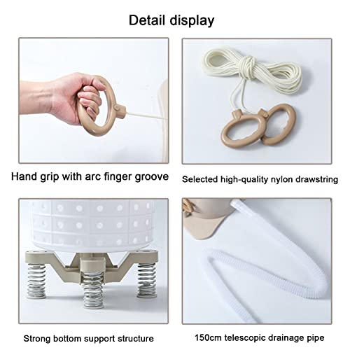 Manual Portable Dryer Machine,Hand Crank Washing Machine Dehydrator for Camping, Apartments, and Delicates, Perfect for Dorms and Household Use - Image 5
