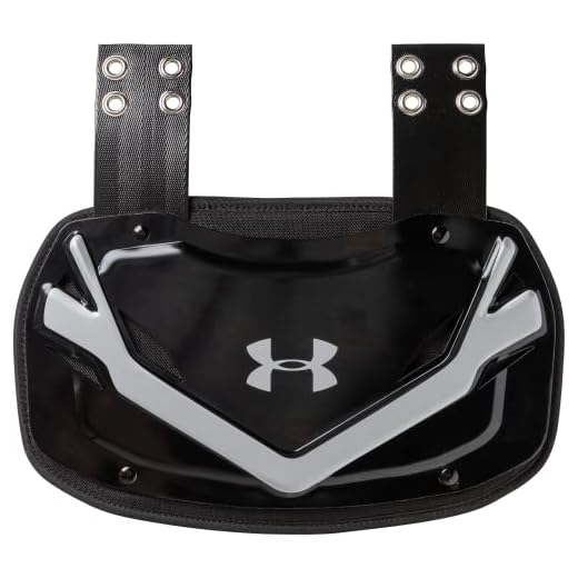 Under Armour unisex teen UA20760 Gameday Armour Backplate Youth, BK, Youth- One Size US