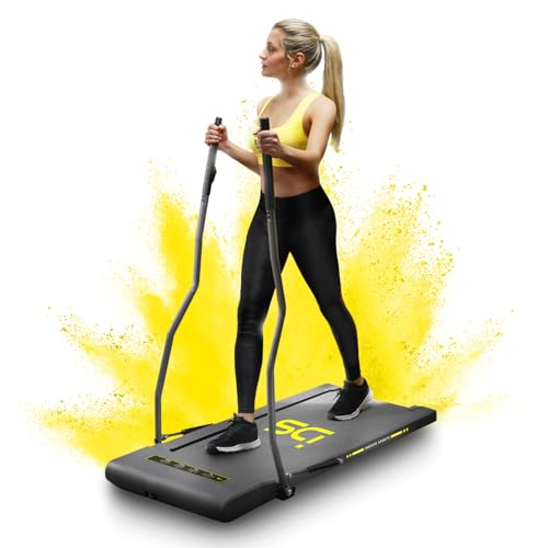 IDS W6 Tapis Roulant Elettrico Salvaspazio, 2 in 1, Brand ITALIANO, CORSA + NORDIC WALKING, Super Slim 11,5 CM, 8 km/h, 6...