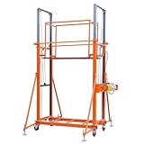 Elektrisches Gerüst Mit Fernbedienung, Bewegliche Gerüst-Hebeplattform, Drahtseil-Gerüstaufzüge For Lichtwechsel, Malerarbeiten, Dachreparaturen(Lift 2M/6.56in)