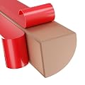 1/2 Inch Flexible Quarter Round Molding, Peel and Stick, Corner Molding Trim, Waterproof Rubber Edge Molding Quadrilateral Trim for Wall Corner Countertops (Brown, 158Inch)