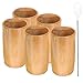 Yardwe Chinese Massage Cupping Cups 5pcs Cupping Equipment Set Chinese Traditional Bamboo Thumb Cupping Cup Bamboo Cupping Can Chinese Cupping Devices Body Care Tools with Fire Rod