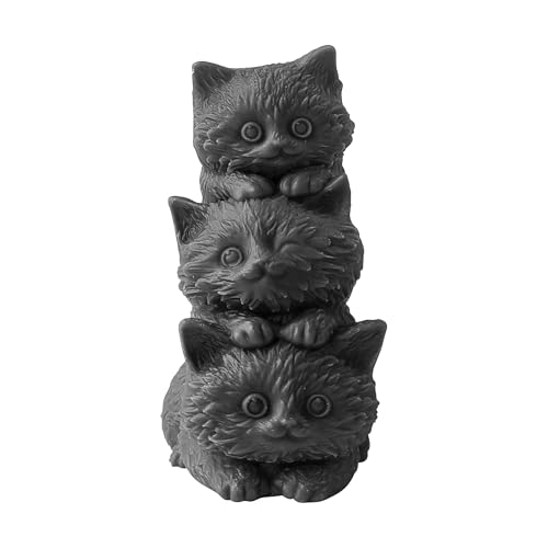 Cat Soap & Candle Mold - Silicone 3D Molds for Candy & Home Decor - Resin Casting & Making Molds