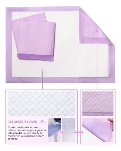 Miniatura 3 de Buyockss Cambiadores Desechables Para Bebé, Paquete De 100 Almohadillas Desechables Para Bebé, Ultra Suaves, Impermeables, Para Cambiar Pañales, 13 X 18 Pulgadas, 3345-100p