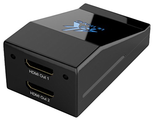 HDFury 4 K UltraHD Splitter HDMI 1 x HDMI-A duplicar en resoluciones de hasta 2 x HDMI-A EDID instalación 4 K/UHD/2160 P