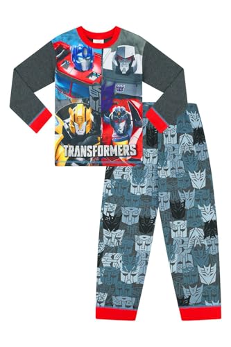 Transformers Optimus Prime and Bumblebee Pyjama long pour garçons et filles, gris, 2-3 ans