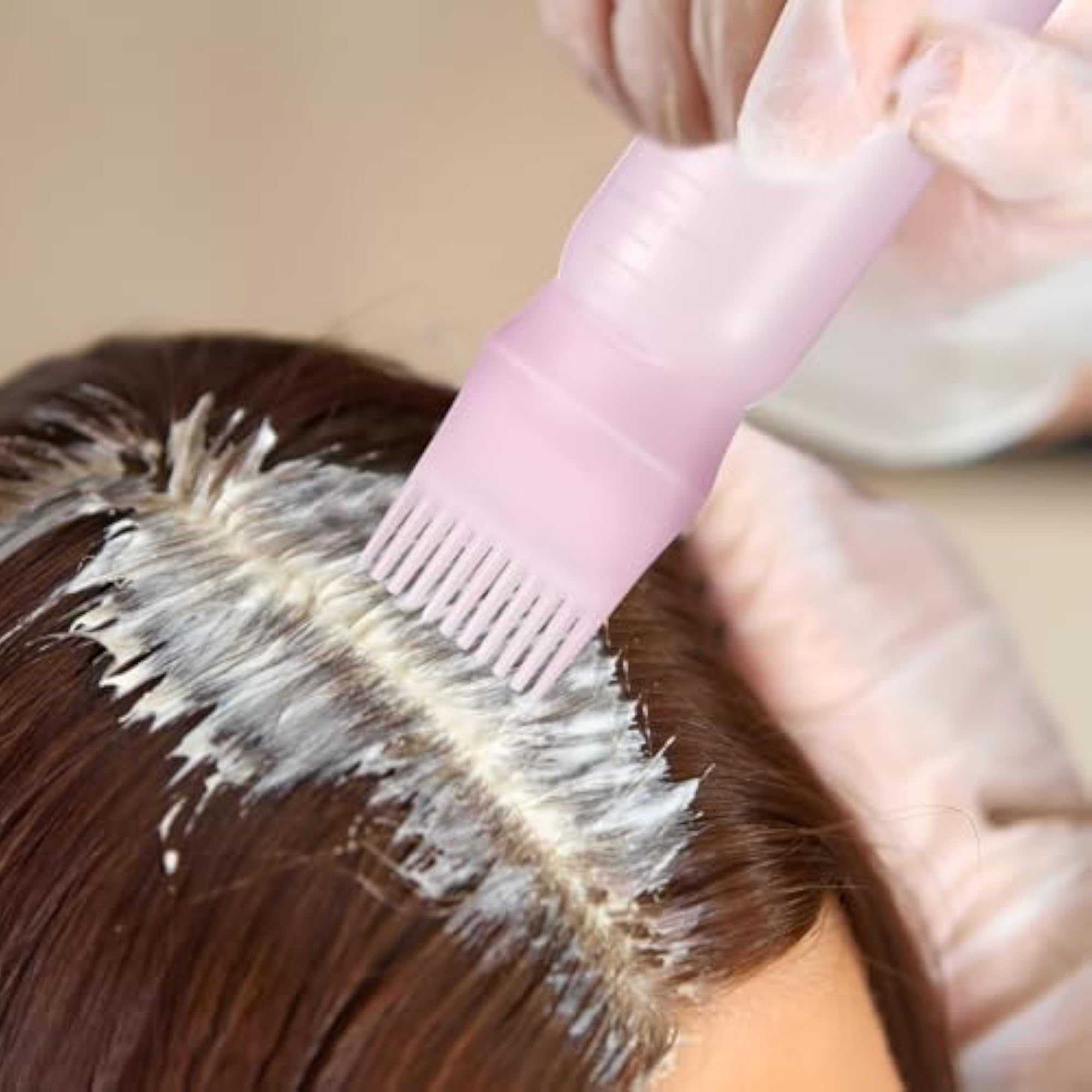Hair Oil Applicator Bottle with Comb for Scalp Care