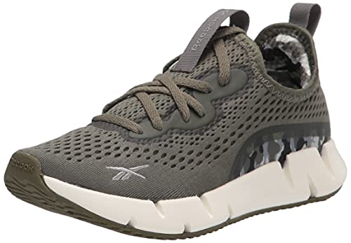Reebok Women s Zig Sky Sneaker, Hunter Green Chalk Cold Grey, 6.5