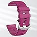 MYSNBKN Compatible with Garmin Vivoactive 3 Watch Band,20mm Quick Release Silicone Strap for Venu 2 Plus/Venu Sq/Galaxy Active 2/Forerunner 245/645 Music/Vivomove HR Smartwatch