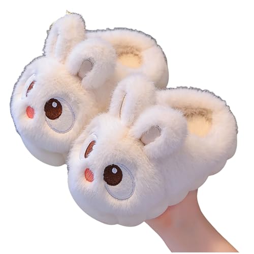 Beige Hausschuhe Mädchen Jungen Winter Wärme Plüsch Pantoffeln...