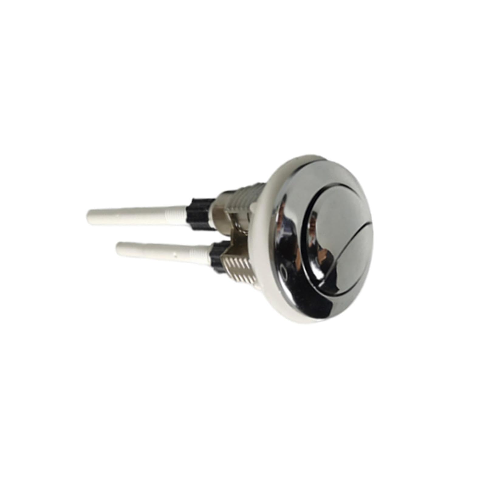 Neaxgeandx Silver, 38Mm Toilet Dual Flushs Button Toilet Cistern Flush Flushing Replacement 38Mm, Silver