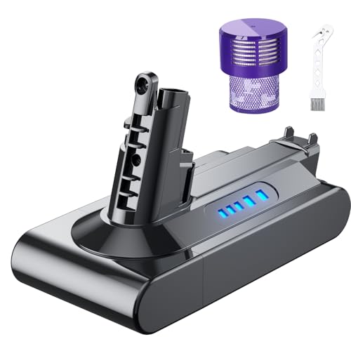 Battery for Dyson V10, Powtree Replacement for Dyson V10 SV12 Battery Compatible with V10 Absolute/Animal/Total Clean/Cyclone Series / 206340/969352-02 Vacuum Cleaner
