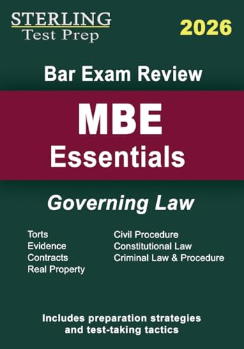 Sterling Bar Exam Review MBE Essentials: Governing Law Outlines