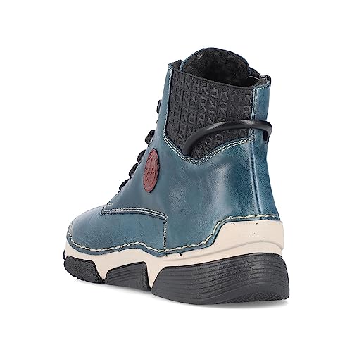 Rieker Damen Stiefel 45943-12 blau Gr. 42 – Ansicht 3