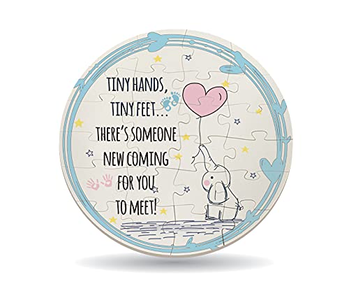 Pregnancy Announcement | Baby Announcement | Pregnancy Reveal Puzzle Keepsake For Husband, To Be Grandparents, Uncles, Aunts - Great Idea For Pregnancy Reveal
