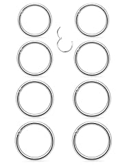 8pcs,silvertone,diameter:7/8/9/10mm