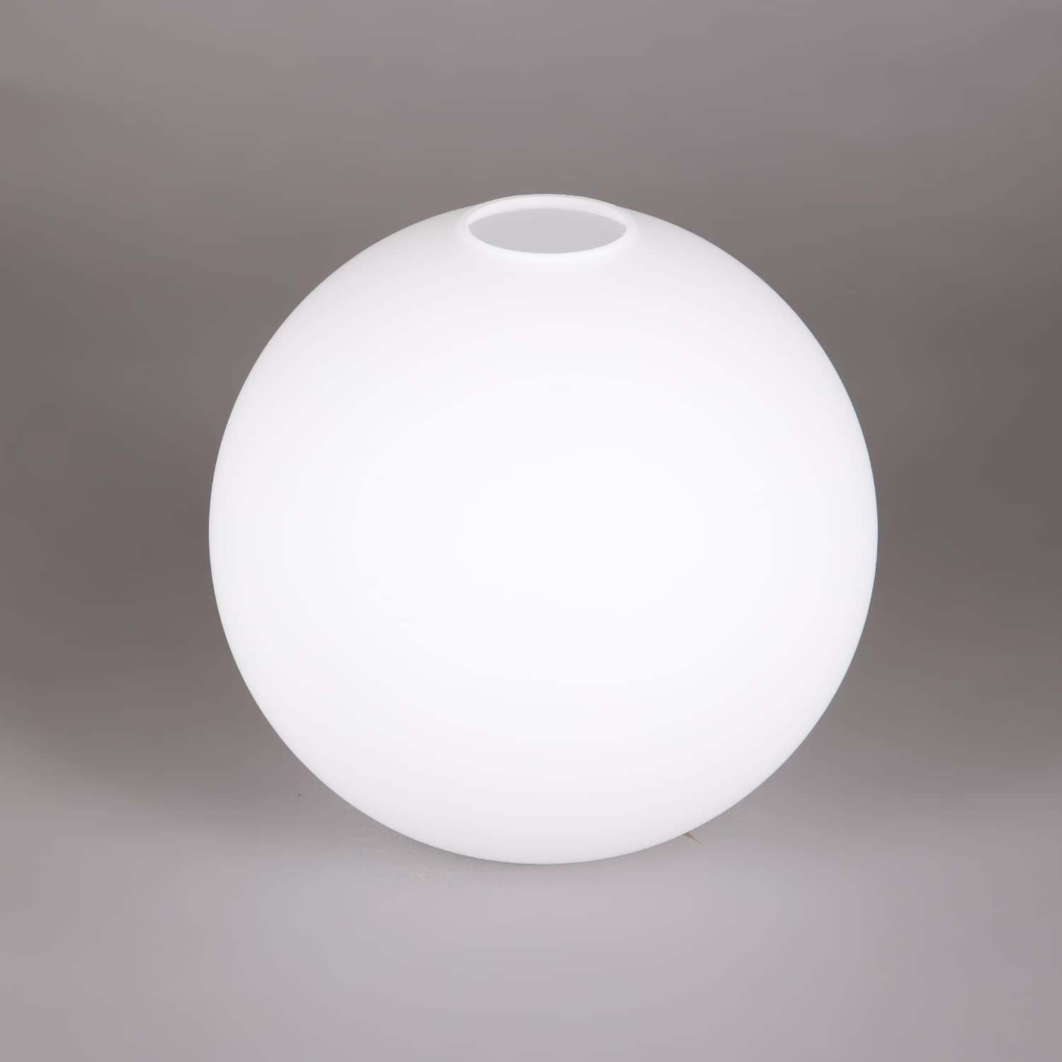 Kugelglas Lampenglas Ersatzglas Weiß glänzend Ø 200mm E27 Leuchtenglas Glaskugel Glasschirm Opalglas