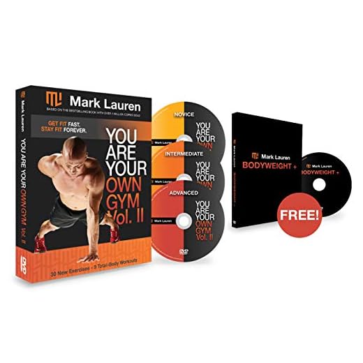 MARK LAUREN Bodyweight Workout DVD You are Your Own Gym Vol. II DVD-Set