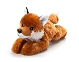 The Petting Zoo Red Fox Stuffed Animal Plushie, Gifts for Kids, Scoopz Wildlife Animals, Fox Plush Toy, 8 inches
