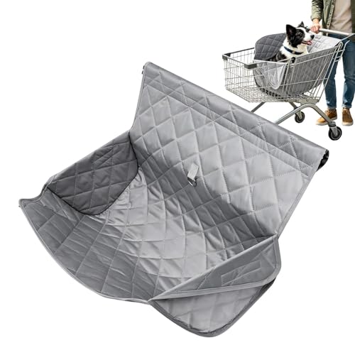 para Carrito De Compras para Perros – Impermeable, Plegable, Portátil, Suave, para Perros De Compañía | Protección De Cojín Lavable A Máquina, Forro Universal Resistente A Los Arañazos, De