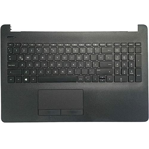 Laptops, Personal Computer Teclado latino para HP 15-BS 15-BR 15-BW 15T-BR 15Q-BU 15T-BS 15Z-BW 250 255 G6 TPN-C129 TPN-C130 con funda de cubierta superior para reposamuñecas