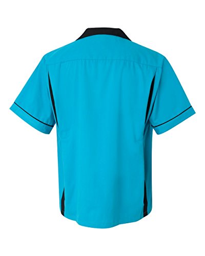 Hilton GM Legend Bowling Shirt L Turquoise/Black