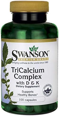 Swanson Tricalcium Complex con Vitaminas D y K 100 Cápsulas miniatura 2