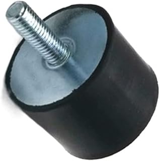 GTPBAO Stud Bushing 1pcs Rubber Shock Mounts M10x28mm M12x37mm Rubber Anti Vibration Isolator Damper for Car Boat Threaded Isolator (Size : M10x28mm 60x50mm)