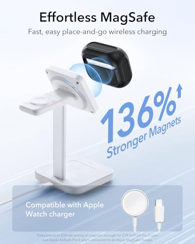 Image of ESR for AirPods Pro 3 Case, Compatible with AirPods Pro Case 3rd Generation (2025), Compatible with MagSafe, Full Drop Protection Cover with Lanyard, Black