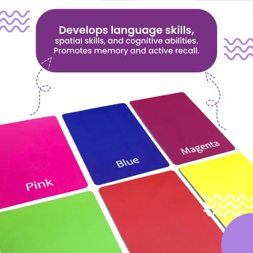 Image of Shapes & Colors | 36 Laminated Anti-Glare Flash Cards | Montessori Inspired Fun & Easy to Learn Toys for Kids