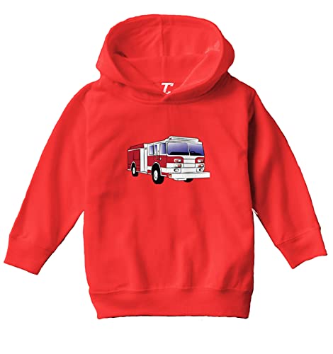Tcombo Firetruck - Firefighter Bravest Toddler/Youth Fleece Hoodie2
