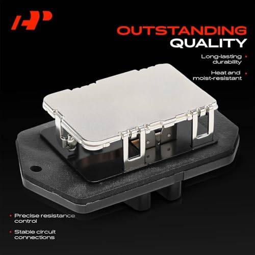 Image of A-Premium Front HVAC Blower Motor Resistor Compatible with Ford & Lincoln | for Edge 2007-2011, MKX 2007-2011, MKT 2010-2011