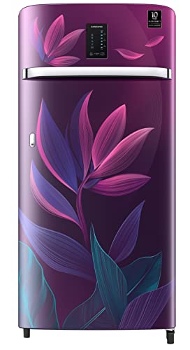 Image of Samsung 189L 5 Star Inverter Direct-Cool Single Door Digi-Touch Refrigerator Appliance (RR21C2E259R /HL,Paradise Bloom Purple)