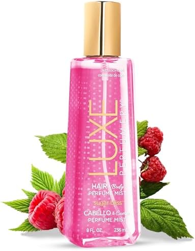 Luxe Perfumery Hair & Body Perfume Mist Sugar Bliss, 8.0 fluid ounce